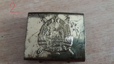 QW14 - Pafta militara - comunism - auriu - piesa de colectie foto