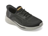 Cumpara ieftin Pantofi sport SKECHERS negri, SLADE, din material textil
