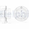 DELPHI BG3991 Disc frana