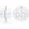 DELPHI BG3991 Disc frana