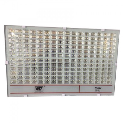 Proiector 400LED T019 200W IP65 Alb Rece 220V WT foto