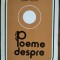 IOAN SUCIU - POEME DESPRE (VERSURI, 1978 / TIRAJ 535 ex.) [DEDICATIE / AUTOGRAF]