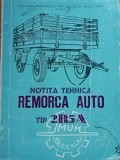 Notita tehnica Remorca auto Tip 2R5A