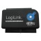 ADAPTOR USB LOGILINK, USB 3.0 (T) la IDE (M) ori S-ATA (M), adaptor USB la unitati 2.5&quot;/3.5&quot;, functie OTB, negru, &quot;AU0028A&quot; (timbru verde 0.08 lei)