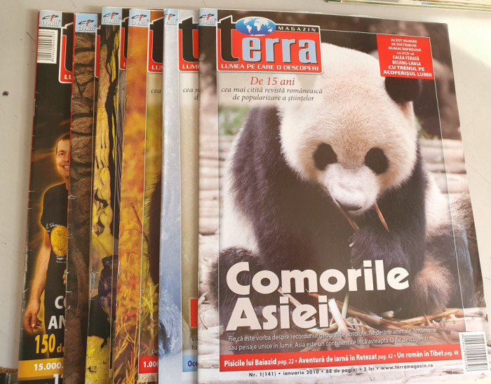 Revista Terra Magazin 2010 - nr.1,2,3,4,5,9,10,11,12