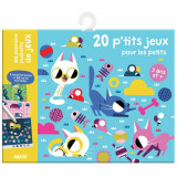 Colectie de 20 de mini jocuri pentru cei mici cu planse reutilizabile, Auzou
