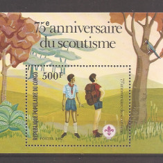 Congo 1982 - Cea de-a 75-a aniversare a Mișcării Boy Scout colita, MNH