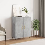 vidaXL Dulap, gri beton, 69,5x34x90 cm, lemn compozit