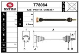 Planetara Seat Cordoba 93-02; VW Caddy II 95-04, Golf I 79-93, Golf II 83-92, Jetta II 83-92, Polo 95-01, montare Fata, Dreapta, EAI-France