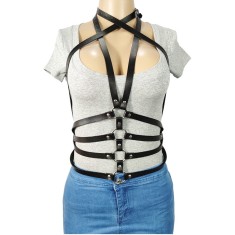 Eross top Belts Around Neck S/M Black