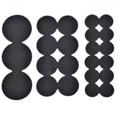 Set Autocolante Protecție Mobilă, EVA, Negru, 52 bucăți, Dimensiuni Variate foto