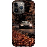 Husa compatibila cu Apple iPhone 12, iPhone 12 Pro model Audi in Autumn road, Silicon, TPU, Viceversa
