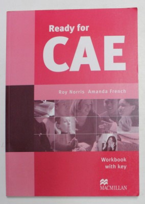 READY FOR CAE by ROY NORRIS and AMANDA FRENCH , WORKBOOK WITH KEY , 2004 foto