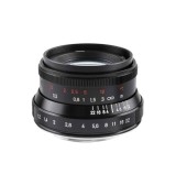 Obiectiv manual 7Artisans 35mm F1.2 MK II negru pentru FujiFilm FX-mount DESIGILAT