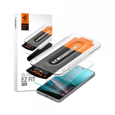 Folie de protectie Ecran Spigen GlastR EZ FIT Pro pentru Samsung Galaxy S25 Edge S937, Sticla Securizata, Full Glue foto