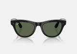 Ray-Ban Meta Skyler Gen 1 High Bridge Fit Shiny Black G-15 Green 52-20