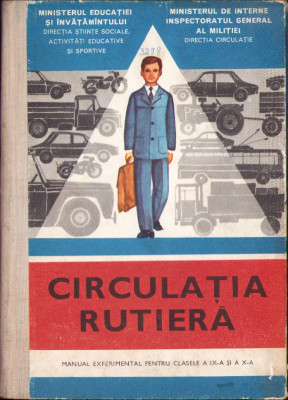 HST C3698 Circulația rutieră manual experimental pentru clasele a IX-a și a X-a foto