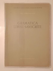 Th. Simenschy - Gramatica limbii sanscrite (1959)