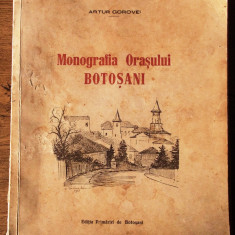 Artur Gorovei - Monografia Orașului Botoșani - 1926 **