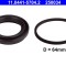 ATE 11.0441-5704.2 Set garnituri, Etrier frana
