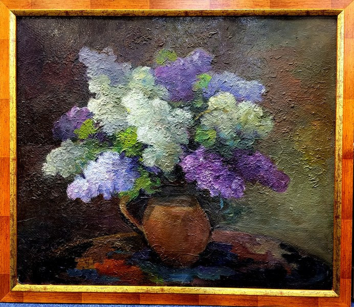 Pictura - Vas cu liliac