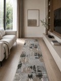 Cumpara ieftin Traversa Mira 24037-123 Gri Maro 60x200cm Polipropilena Antialergica Fir 6mm Festonata Design Modern