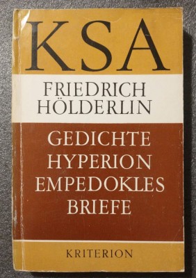 Friedrich Holderlin - Gedichte. Hyperion. Empedokles. Briefe foto