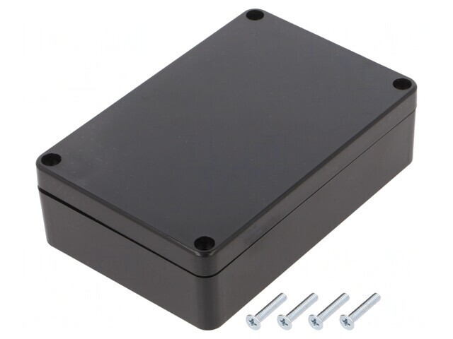 Carcasă Universală ABS Neagră IP67 70x105x30mm