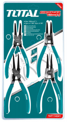 TOTAL - SET 4BUC - CLESTI SEGER (2 BUC DE 180 &amp;deg;, 2PCS DE 90 &amp;deg;; 7&amp;quot;&amp;quot;/180MM) PowerTool TopQuality foto