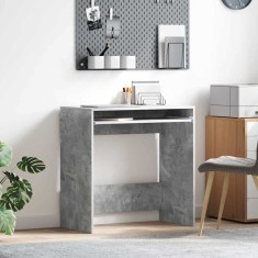 birou de computer Gri betonat Plăci aglomerate Birou Beton