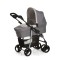 Set carucior Hauck Shopper SLX Trioset Stone/Grey, suspensie pe roti