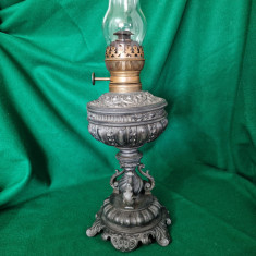 LAMPA CU PETROL DIN ANTIMONIU - AUSTRIA anii 1880