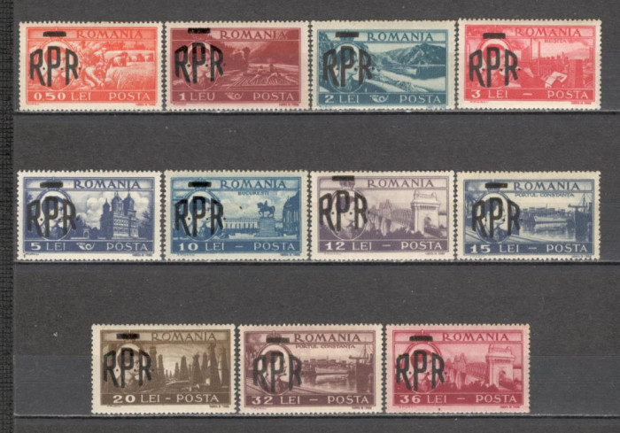 Romania.1948 Regele Mihai I:Vederi-supr. DR.70