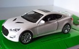 Macheta Hyundai Genesis II Coupe alb - Welly 1/36