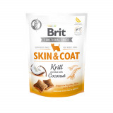 Cumpara ieftin Brit Care Dog Snack Skin and Coat Krill, 150 g