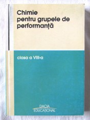 "CHIMIE PENTRU GRUPELE DE PERFORMANTA. Clasa a VIII-a", Coord. Ioan Silaghi Dumitrescu, M. Hadarean, G. Luputi. Carte noua