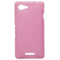 Husa SONY Xperia E3 - Ultra Slim (Roz Transparent)