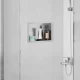 Cumpara ieftin Nisă de Duș Argintiu 30 x 20 x 9.5 cm Oţel inoxidabil