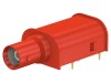 Adaptor BNC cu izolație roșie pentru lipit