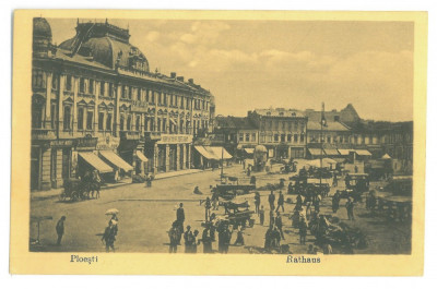 4935 - PLOIESTI, Market, Romania - old postcard - unused foto