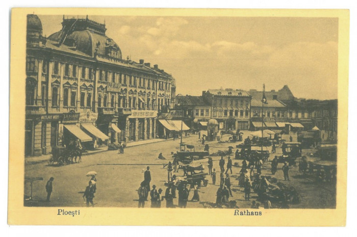 4935 - PLOIESTI, Market, Romania - old postcard - unused