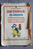 Dictionar de omonime si de familii de cuvinte, Tudor George, 1980, 90 pagini