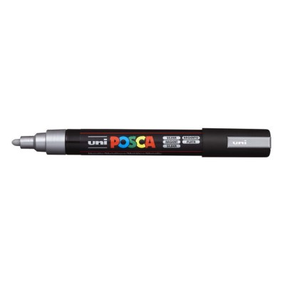 Marker decorativ, Uni, 1.8/2.5 mm, Argintiu foto