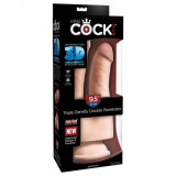 Dildo dublu King Cock Plus 9.5&Prime; Triple Density Double Penetrator