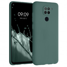 Husa pentru Xiaomi Redmi Note 9, Silicon, Verde, 52437.171, kwmobile