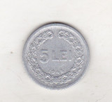 Bnk mnd Romania 5 lei 1948, Aluminiu