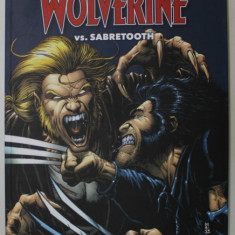 WOLVERINE vs. SABRETOOTH , COLECTIA ' MARVEL ' , BENZI DESENATE CU TEXT IN LIMBA FRANCEZA , 2022