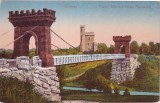 Craiova. Parcul Bibescu. Podul Suspendat (circa 1910, necirculata)