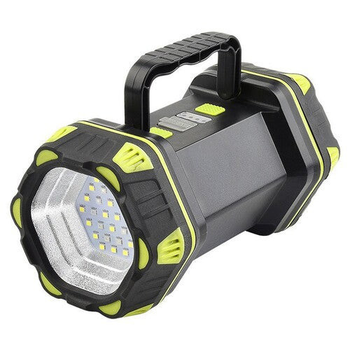 Lanterna Camping LED, Reincarcabila, Compacta, Negru