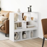 VidaXL Separator de cameră, alb, 100x33x94,5 cm, lemn prelucrat